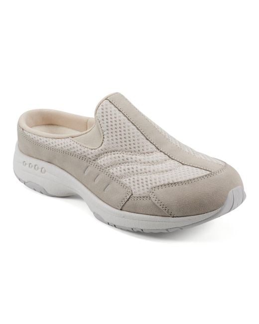Easy Spirit Gray Travel Time Casual Slip-on Mules