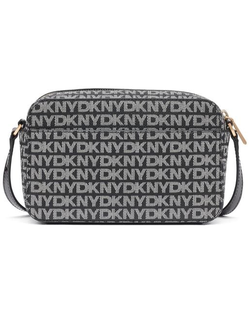 DKNY Metallic Avril Small Logo Camera Bag