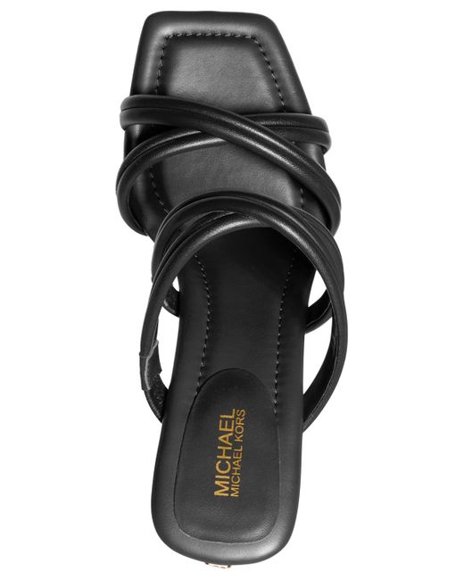 Michael Kors White Michael Corrine Slip-on Crisscross Dress Sandals