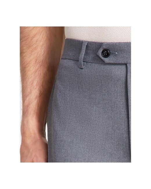 Michael Kors White Solid Classic Fit Pants for men