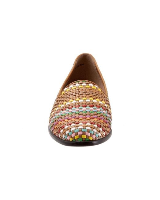 Trotters Brown Liz Flat