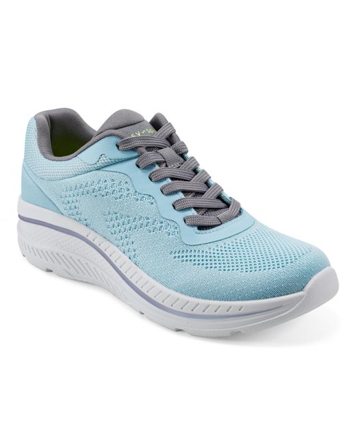 Easy Spirit Blue Pippa Lace-up Round Toe Casual Sneakers