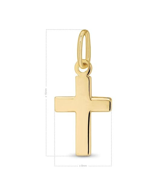 DEVATA Metallic Cross Pendant