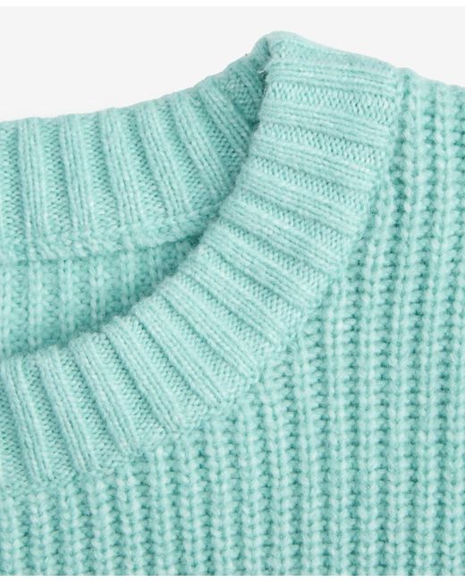 INC International Concepts Blue Chunky Sweater