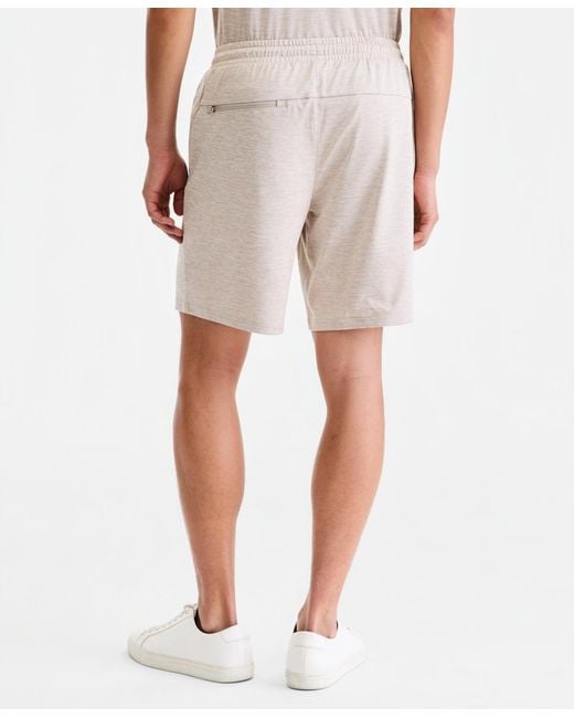 Alfani White Knit Performance Shorts for men