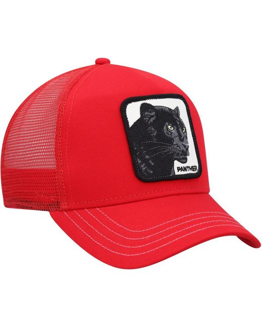 Goorin Bros Red The Panther Trucker Adjustable Hat for men