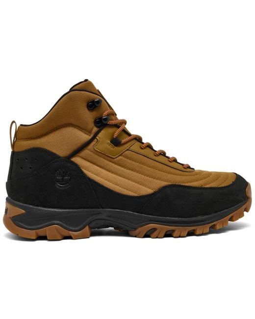 Timberland Brown Mt. Maddsen Mid Waterproof Hiking Boots From Finish Line for men
