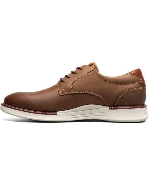 Florsheim Brown Launch Plain Toe Oxford for men