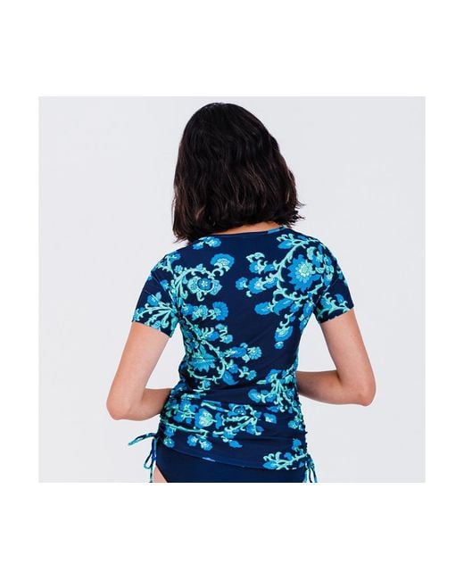 Calypsa Blue Adele Swim Top