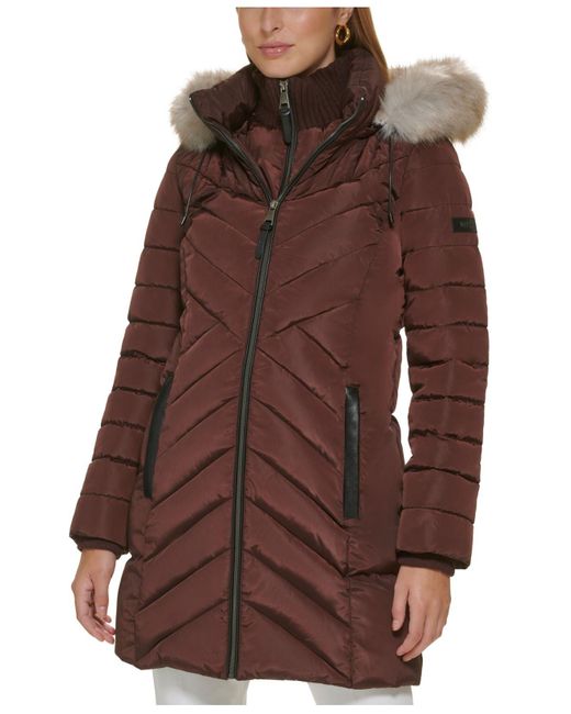 dkny water resistant coat