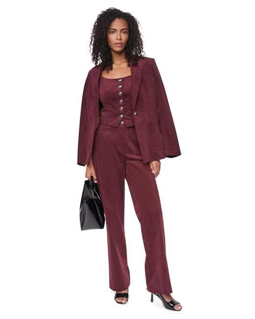 DKNY Button-front Tailored Vest