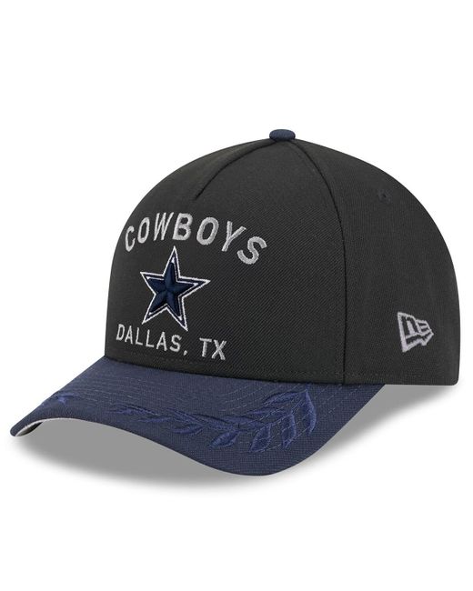 KTZ Blue Black/navy Dallas Cowboys 2025 Nfl Draft 39thirty Flex Hat for men