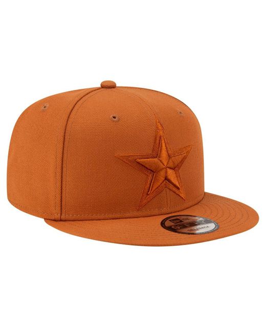 KTZ Brown Dallas Cowboys Color Pack 9fifty Snapback Hat for men