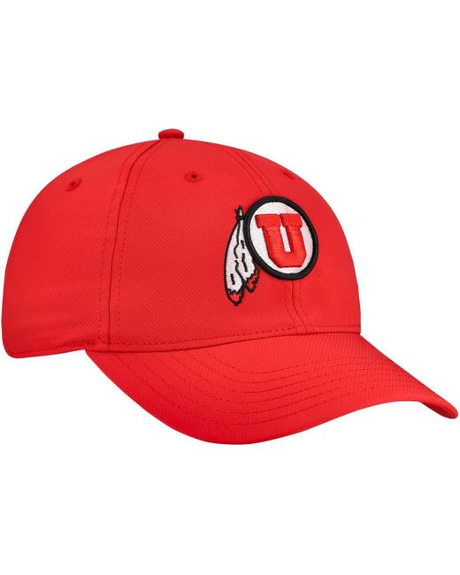 Top Of The World Red Utah Utes Victory Trainer Adjustable Hat for men