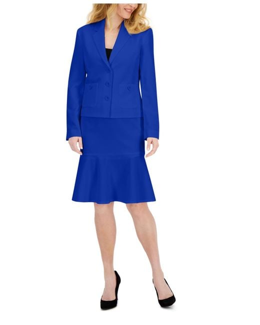 Button front skirt suit sales