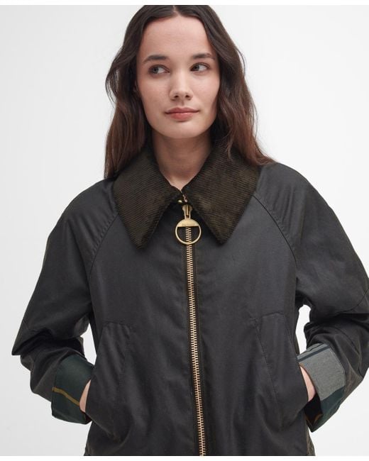 Barbour Blue Allerston Four-pocket Waxed Jacket