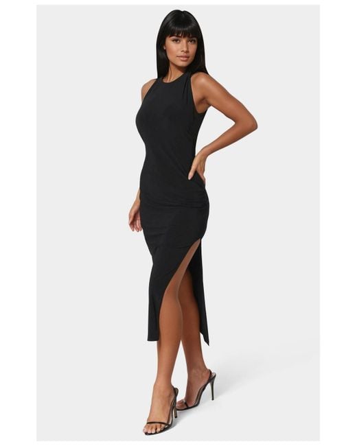Bebe Black High Neck Cowl Maci