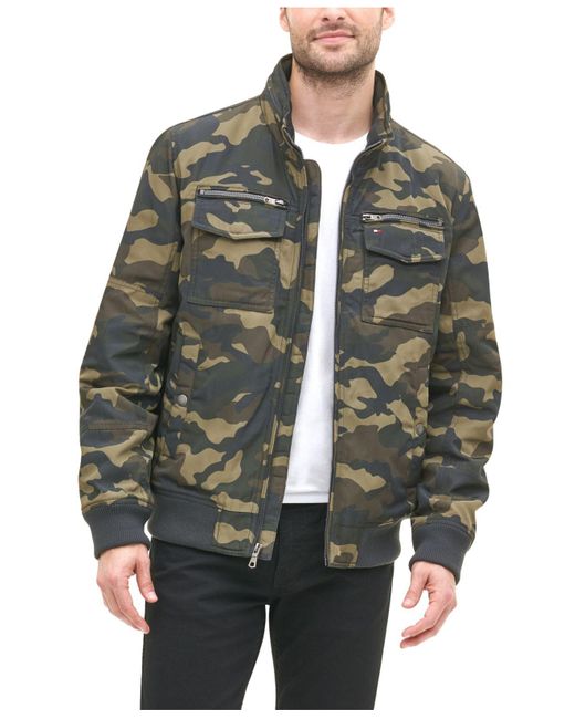 tommy camo jacket