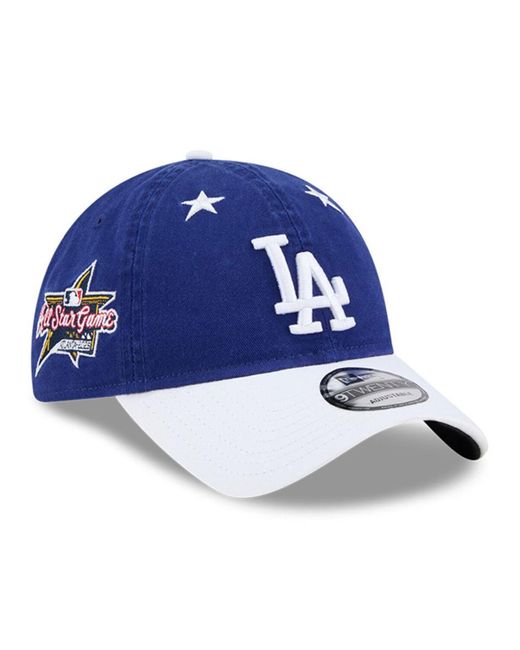 KTZ Blue Royal/white Los Angeles Dodgers 2025 Mlb All-star Game 9twenty Adjustable Hat for men