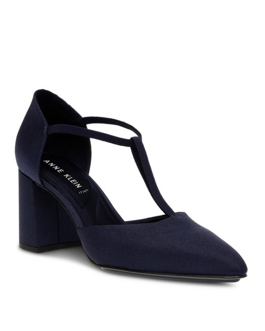 Anne Klein Barclay Pointed Toe Pumps in Blue | Lyst