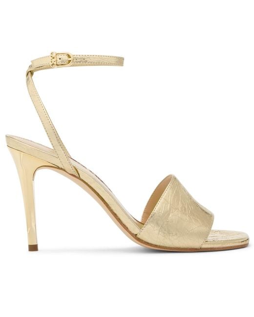 Michael Kors Metallic Elyse Heeled Sandals
