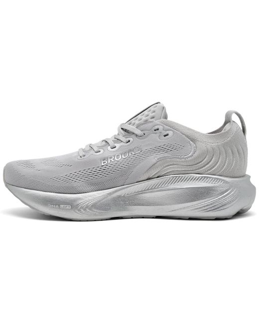 Brooks Gray Adrenaline Gts 25 Silver Anniversary Running Sneakers From Finish Line for men