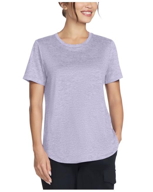 Skechers Purple Active Go Walk Wear Go Dri Swift Tunic T-shirt