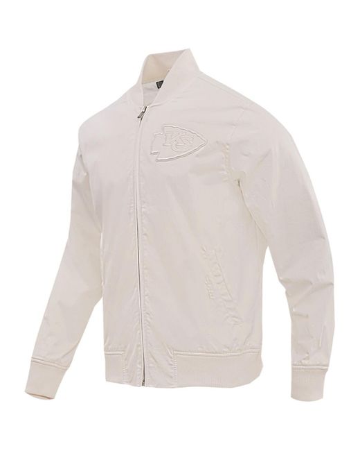 Pro Standard White Kansas City Chiefs Neutral Full-zip Jacket for men