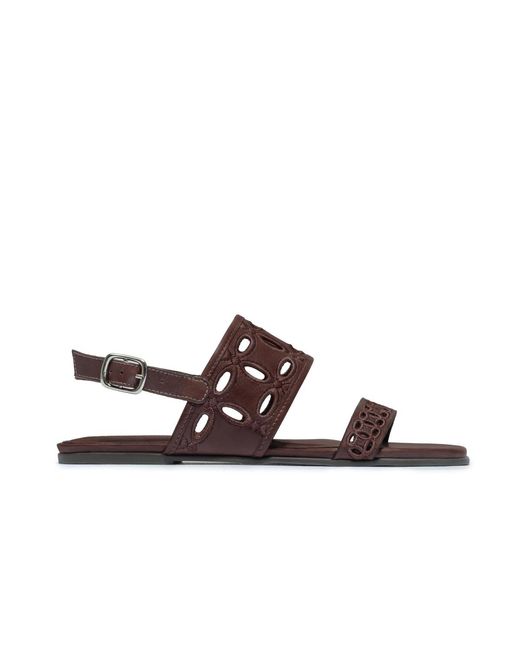 Bernardo Brown Orla Flat Sandal