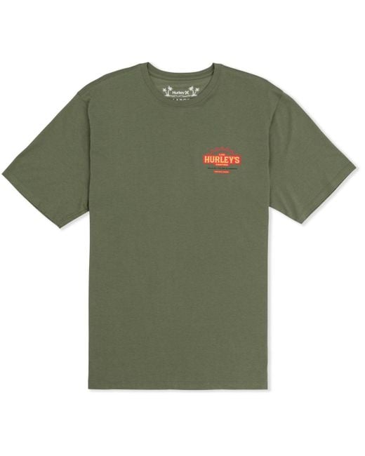 Hurley Green Los Short Sleeve T-shirt for men