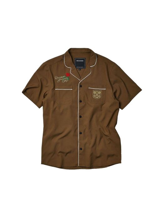 Reason Brown Clubmaster Shirt for men