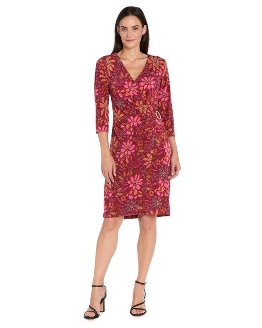 strapless open back dress Hourglass Faux Wrap Pencil Dress Bordeaux – SPERO PARK