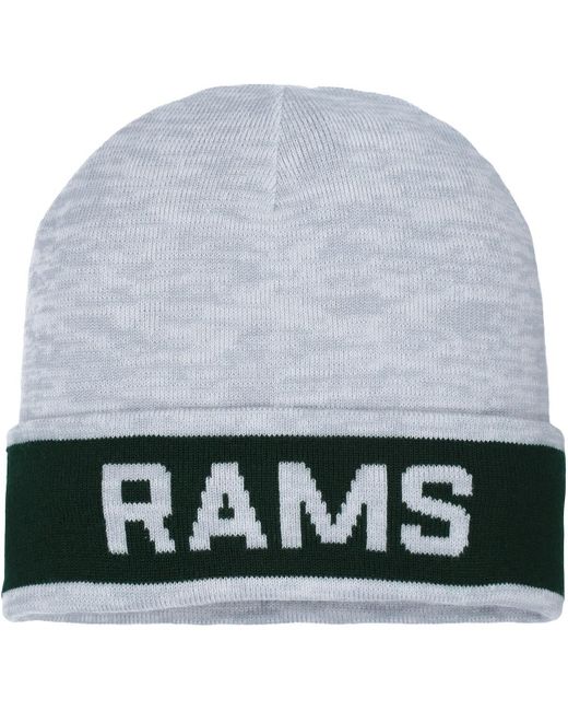 Under Armour Gray Colorado State Rams Jacquard Cuffed Knit Hat for men