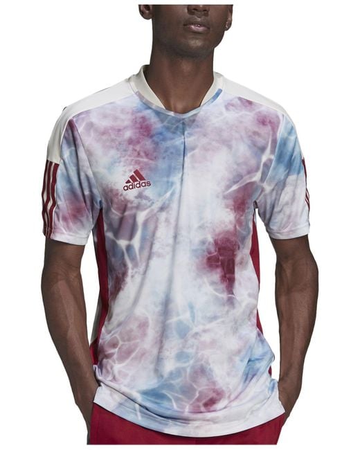 adidas Synthetic Tiro 21 Tie Dye Jersey in Blue for Men Lyst Canada