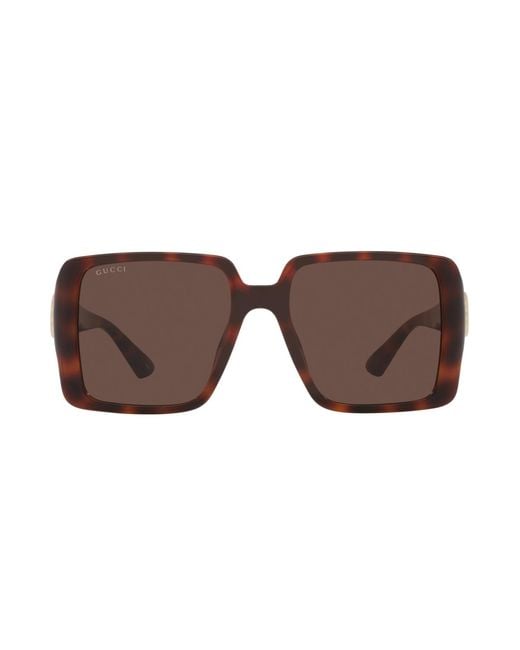 Gucci Brown Large Sunglasses