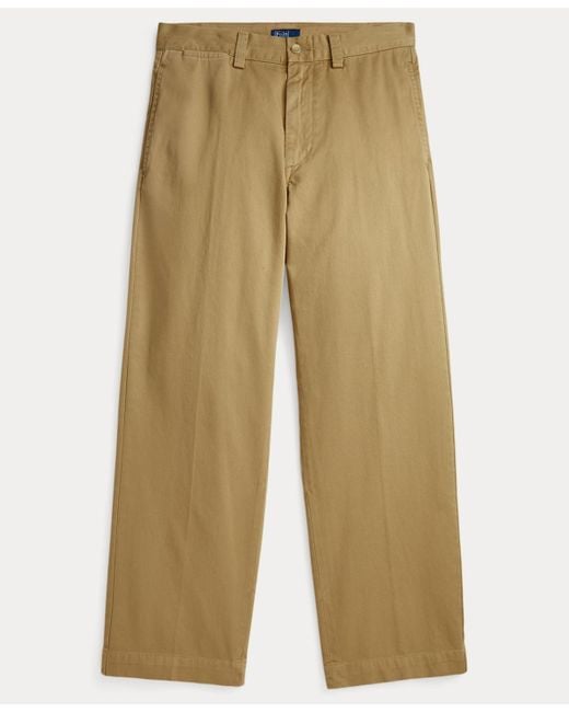 Polo Ralph Lauren Natural Cotton Chino Straight-leg Pants