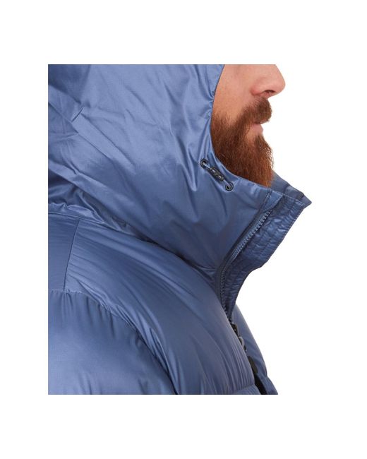 Marmot Blue Guides Quilted Full-zip Hooded Down Jacket for men