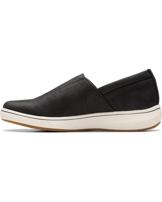Clarks Black Cloudsteppers Breeze Sky Ria Round Toe Shoes