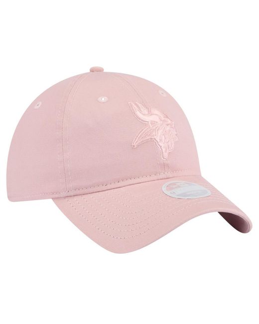 KTZ Pink Minnesota Vikings Main 9twenty Adjustable Hat