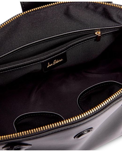 Sam Edelman Black Hazel Large Satchel Bag