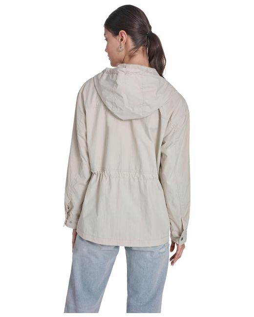 Levi's Gray Hooded Zipper And Button-snap Jacket
