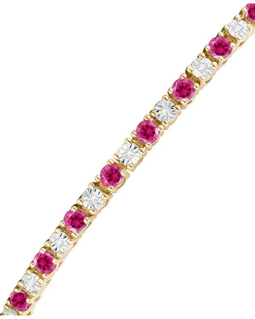 Macy's Metallic Multi-gemstone Bracelet