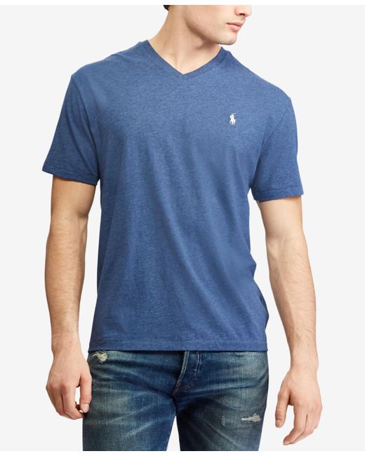 Polo Ralph Lauren Blue Classic-fit Cotton T-shirt for men