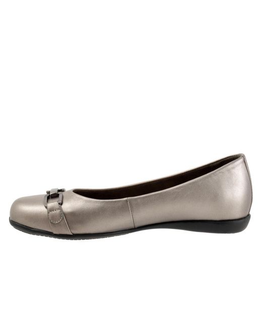 Trotters Gray Sadie Flat