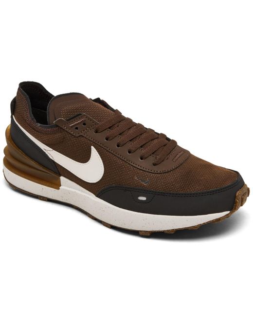 Nike Brown Waffle One Se Casual Sneakers From Finish Line for men