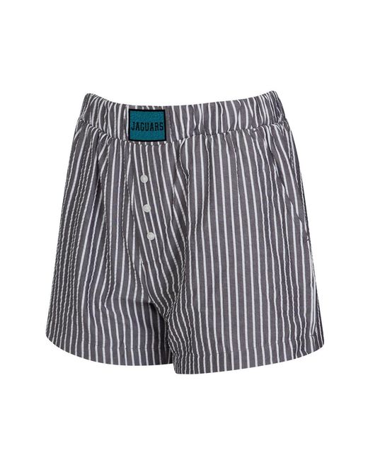 Concepts Sport Gray 2-pack Jacksonville Jaguars Stripes And Solids Boxer Shorts Set