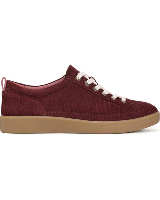 Vionic Red Winny Lace Up Sneakers