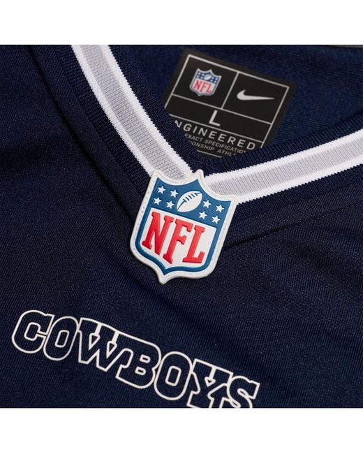 Nike Blue Deion Sanders Dallas Cowboys Team Retired Player Game Jersey for men