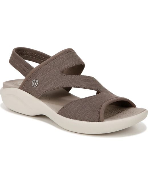 Bzees Cleo Washable Slingback Sandals in Brown | Lyst