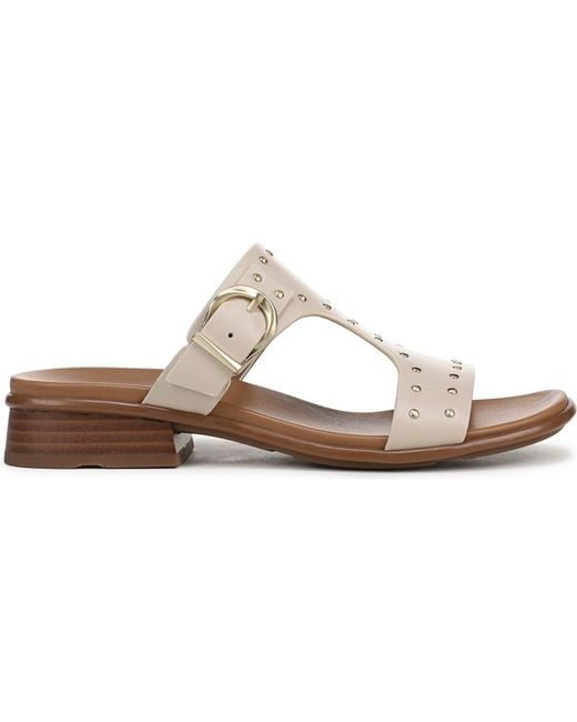 Naturalizer Brown Beach-stud Slide Sandals